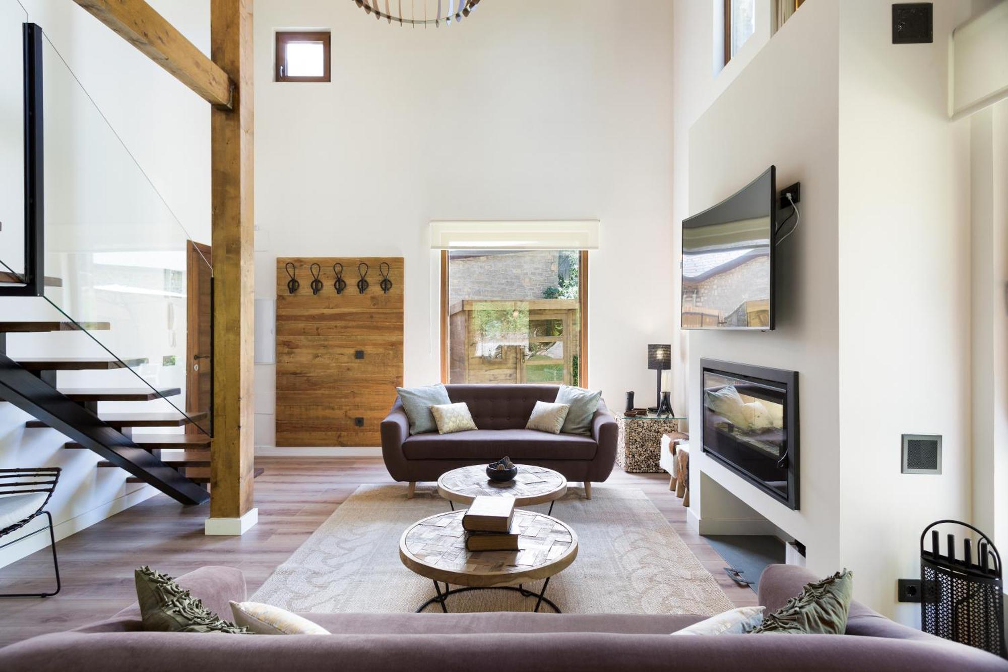 Casa Forelsa Lujo En La Montana Hoz de Jaca 外观 照片