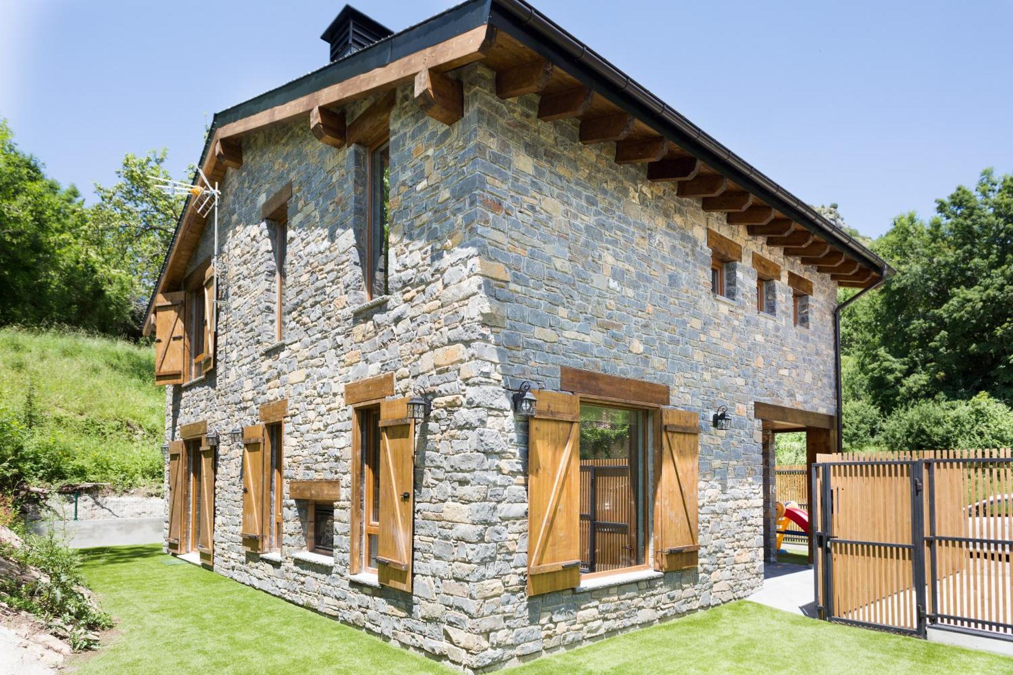 Casa Forelsa Lujo En La Montana Hoz de Jaca 外观 照片